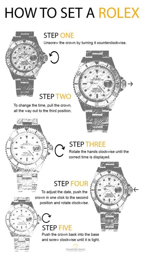 how to set a rolex|how to adjust rolex watch.